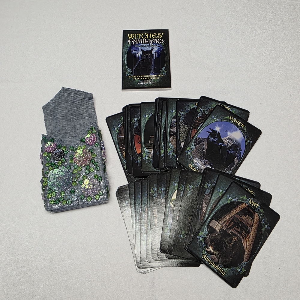 Witches' Familiars Tarot Deck with Card Holder